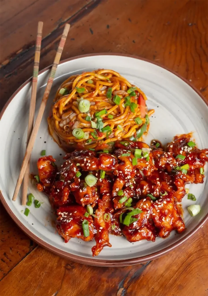 The Brasserie Korean spicy fried chicken